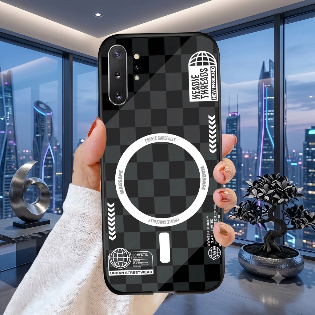 [SKA 32 ] SOFTCASE GLASS FOR SAMSUNG NOTE 10 PLUS - SAMSUNG NOTE 10 PLUS  - Case Handphone - Casing 