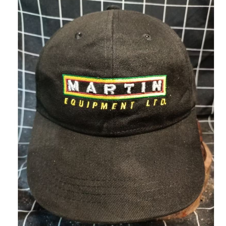 Topi Martin Equipment-Jhon Deere-Hitam-Dewasa