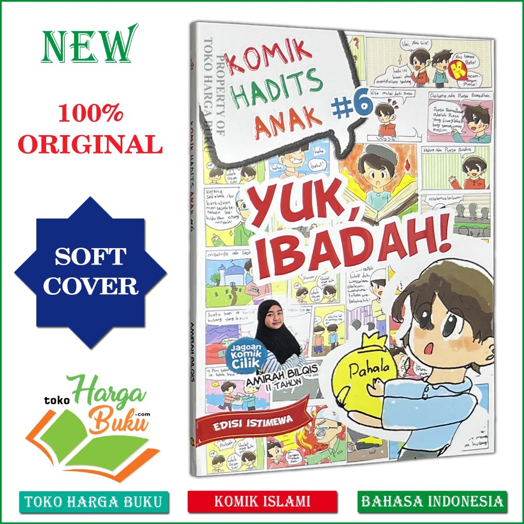 Foto Komik Hadits Anak Jilid 6 Yuk Ibadah FULL COLOR Buku Anak Inspirasi Jagoan Cilik - Al Kautsar Kids