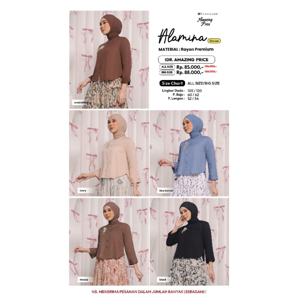 NEW COLLECTION ALFASA DAILY | ALAMINA BLOUSE