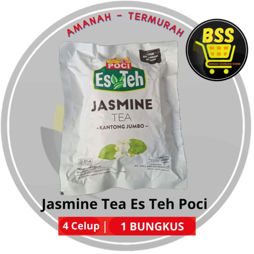 BSS - Es Teh Cap Poci Kantong Jumbo JASMINE Tea Es Teh Poci Rasa JASMINE