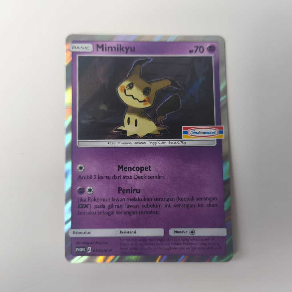 Mimikyu Indomaret Promotion 010/SM-P Foil - Pokemon TCG Indonesia