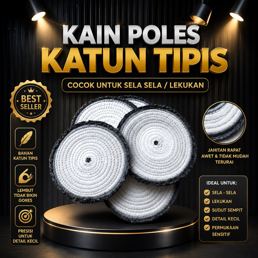 KAIN POLES TIPIS - KAIN POLES KATUN TIPIS