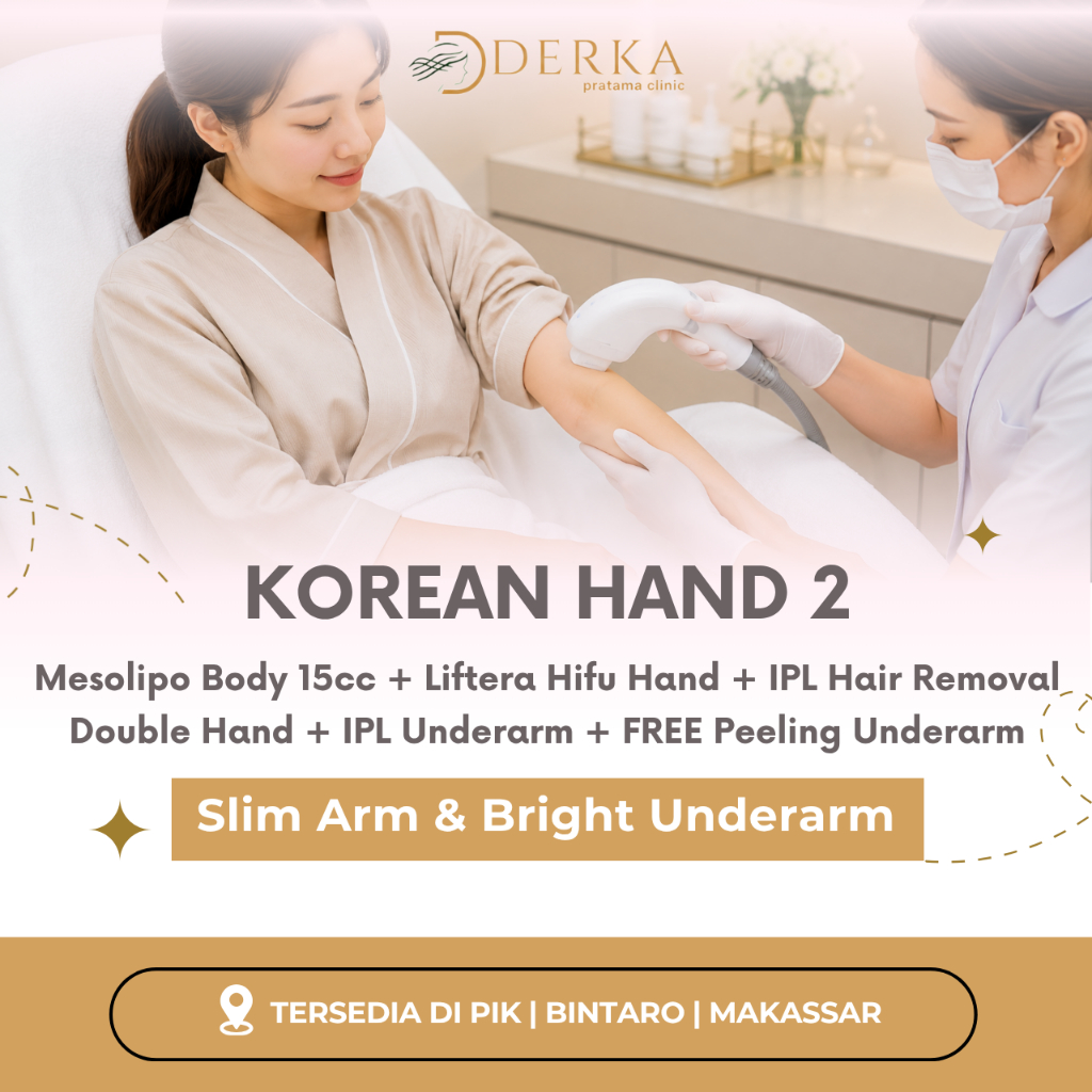 Korean Hand 2 Slim Arm Bright Underarm Derka Skin Clinic