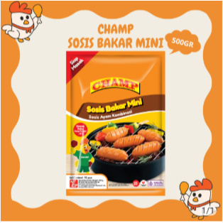 CHAMP SOSIS BAKAR MINI 500GR