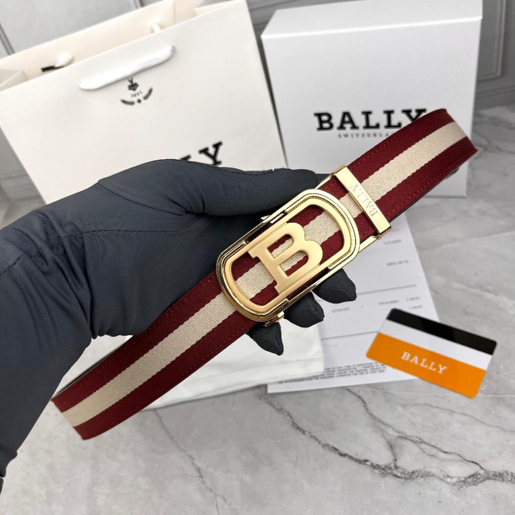 ikat pinggang pria bally 104 branded terbaru