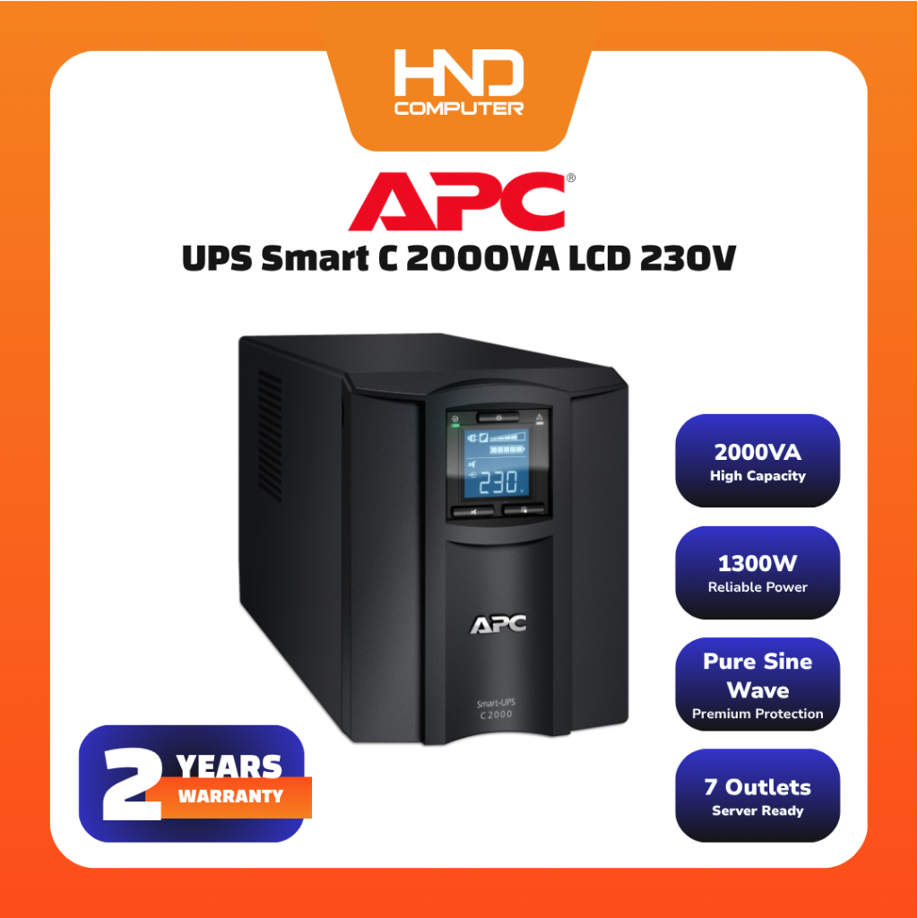 UPS APC SMC2000I 1300 Watts 2000 VA