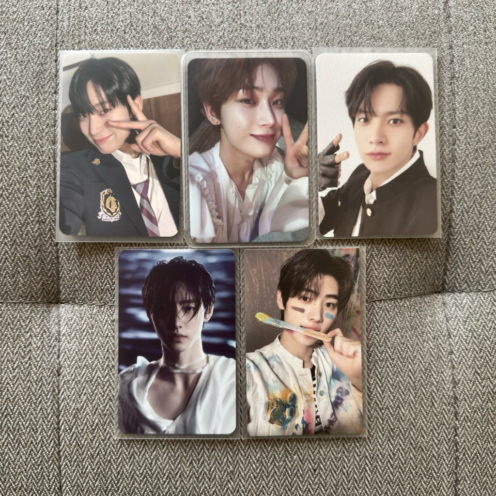 ALL ABOUT PHOTOCARD OFFICIAL HEESEUNG SUNOO SUNGHOON HEEPOT HAKANAI GAKURAN POM ENNIV NAMIL GLOVES
