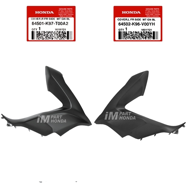 [INSTANT SAMEDAY] 64501-K97-T00A2 64502-K96-V00YH Cover Sayap Kanan Kiri PCX 150 LED 2018 - 2020 Hit