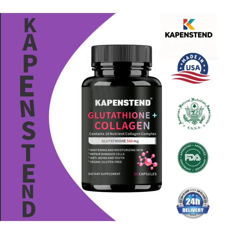 KAPENSTEND Glutathione Whitening Collagen, 500MG, Pemutih Glutathione