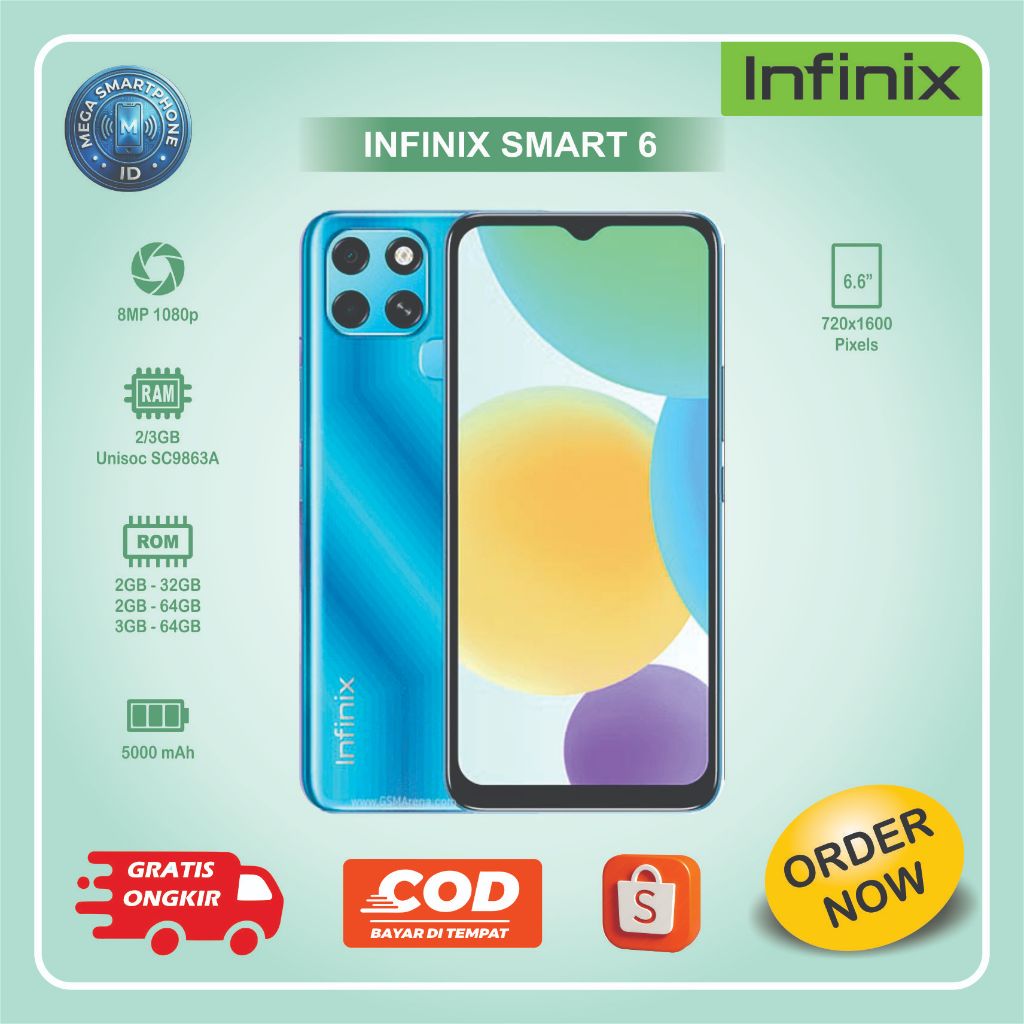 Infinix Smart 6 | HP second batangan
