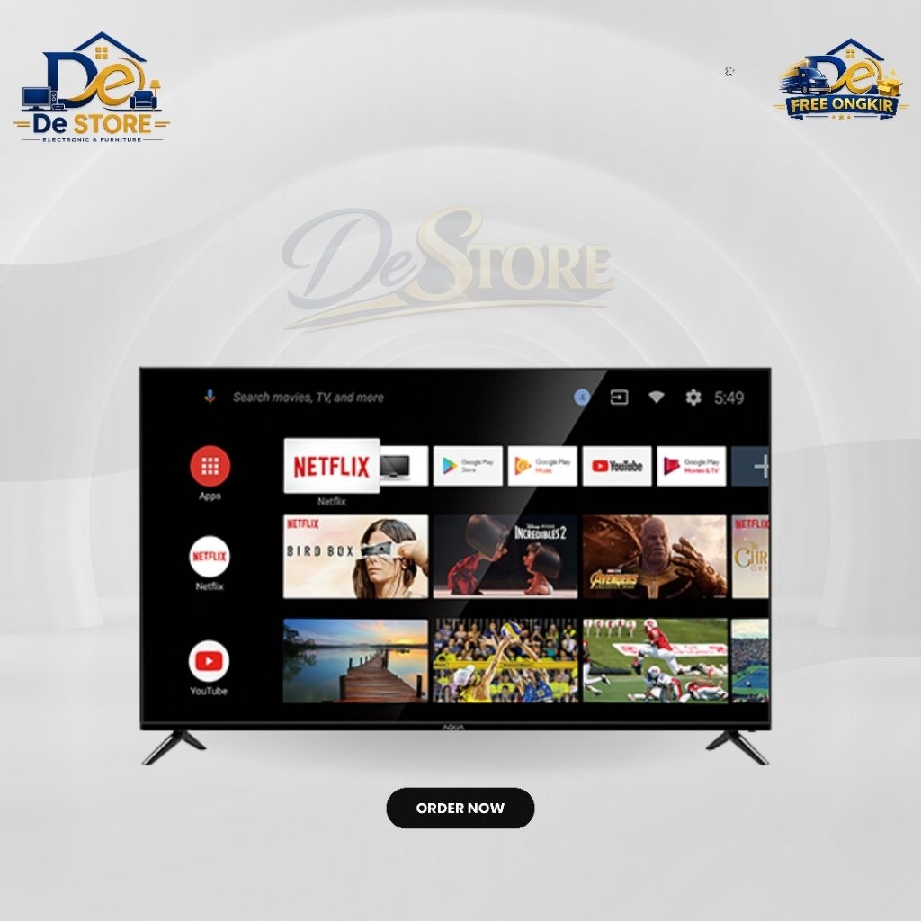 TV ANDROID AQUA 58inch LE58AQT6700UG