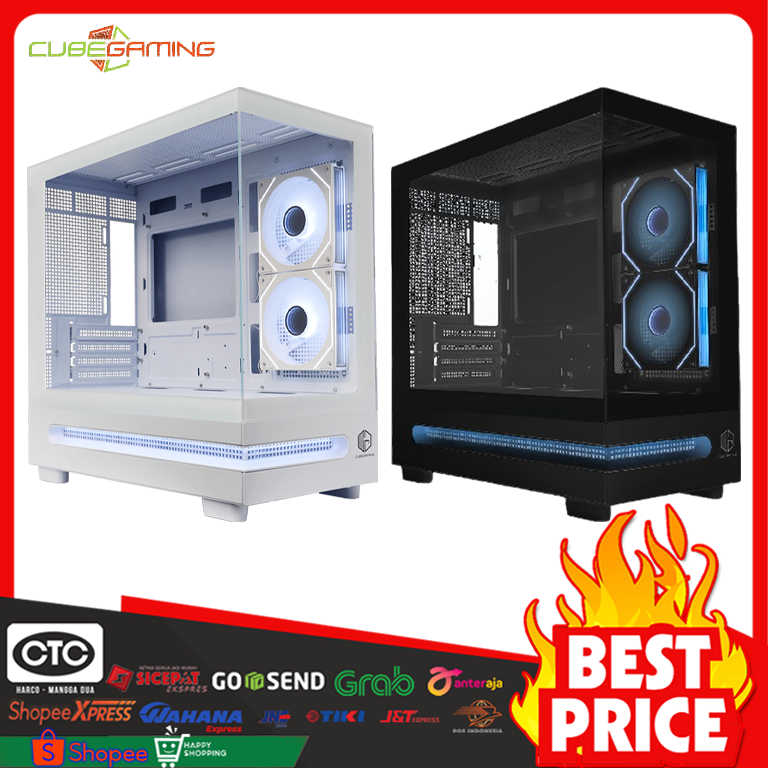 CUBE GAMING PROVICT - CASING PC |  M-ATX,ITX - GAMING PC CASE