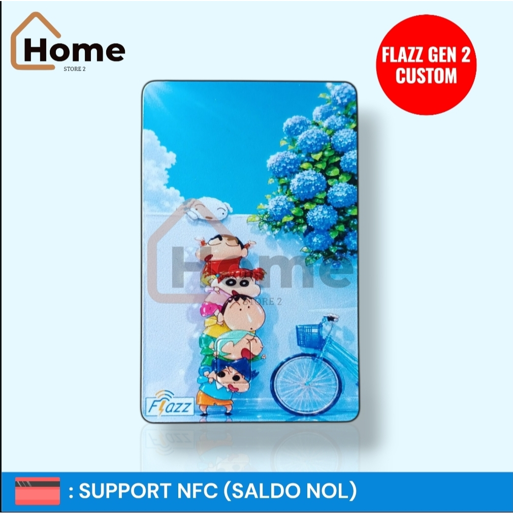 KARTU ETOLL FLAZZ BCA GEN 2 CUSTOM - SHINCHAN [FRIENDS]