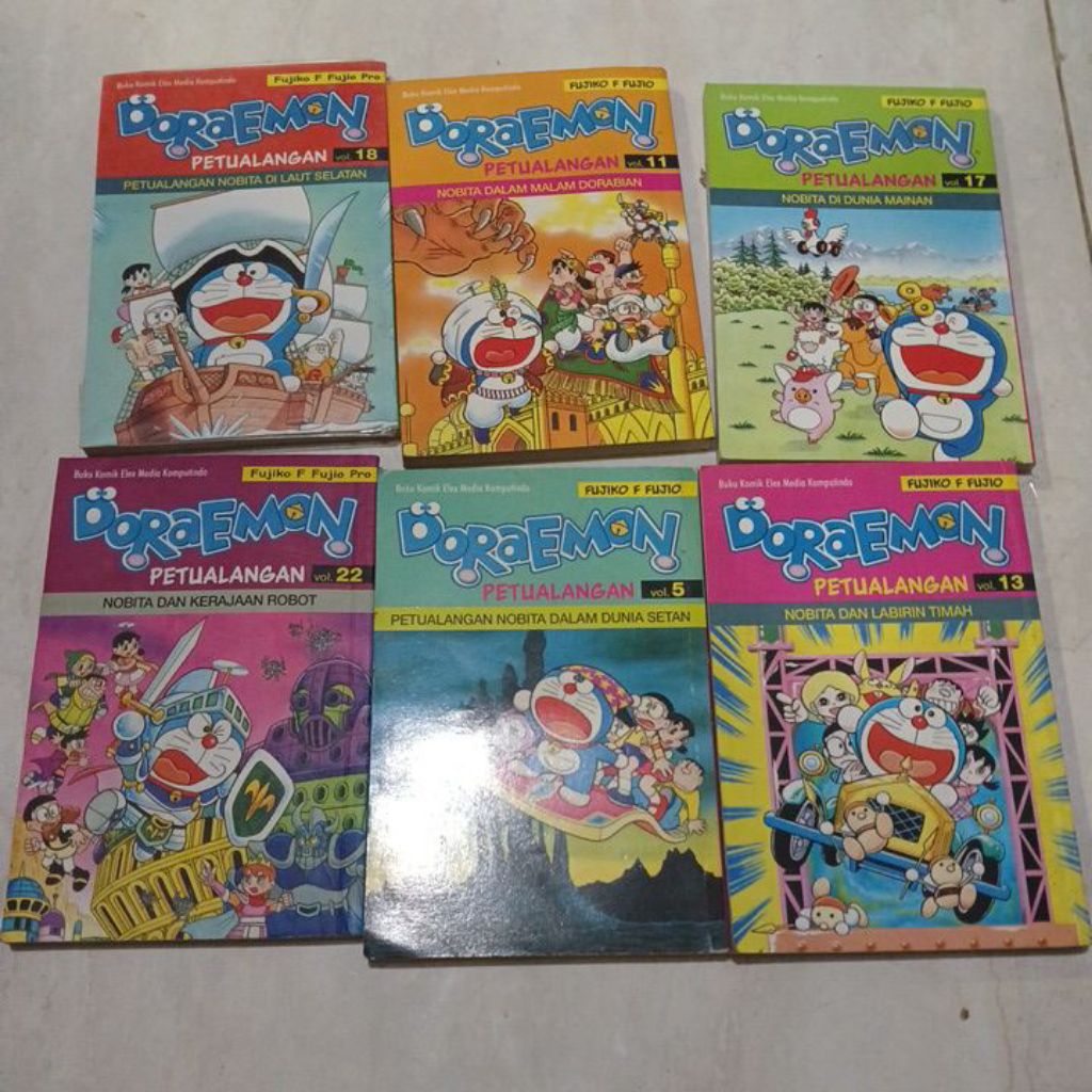 KOMIK DORAEMON PETUALANGAN Cover Warna