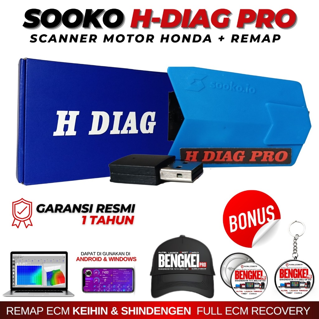 Hdiag Pro Scanner Motor Honda – ECU Flash & Remap Tool IQUTECH