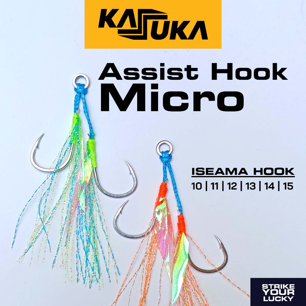 Assist Hook Kassuka Micro Double | Assist Hook Micro Jig | Kail Pancing