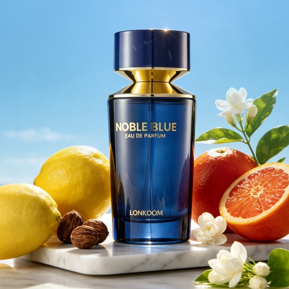 Parfum Lonkoom Noble Black 100ml Eau de Perfume untuk Pria Aroma Maskulin Kado Untuk Laki Laki