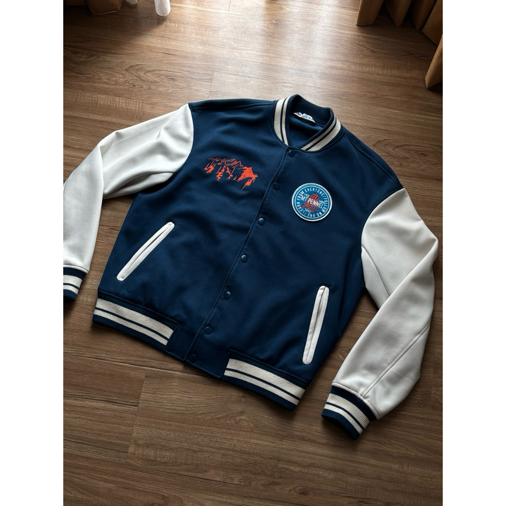 zara blue varsity