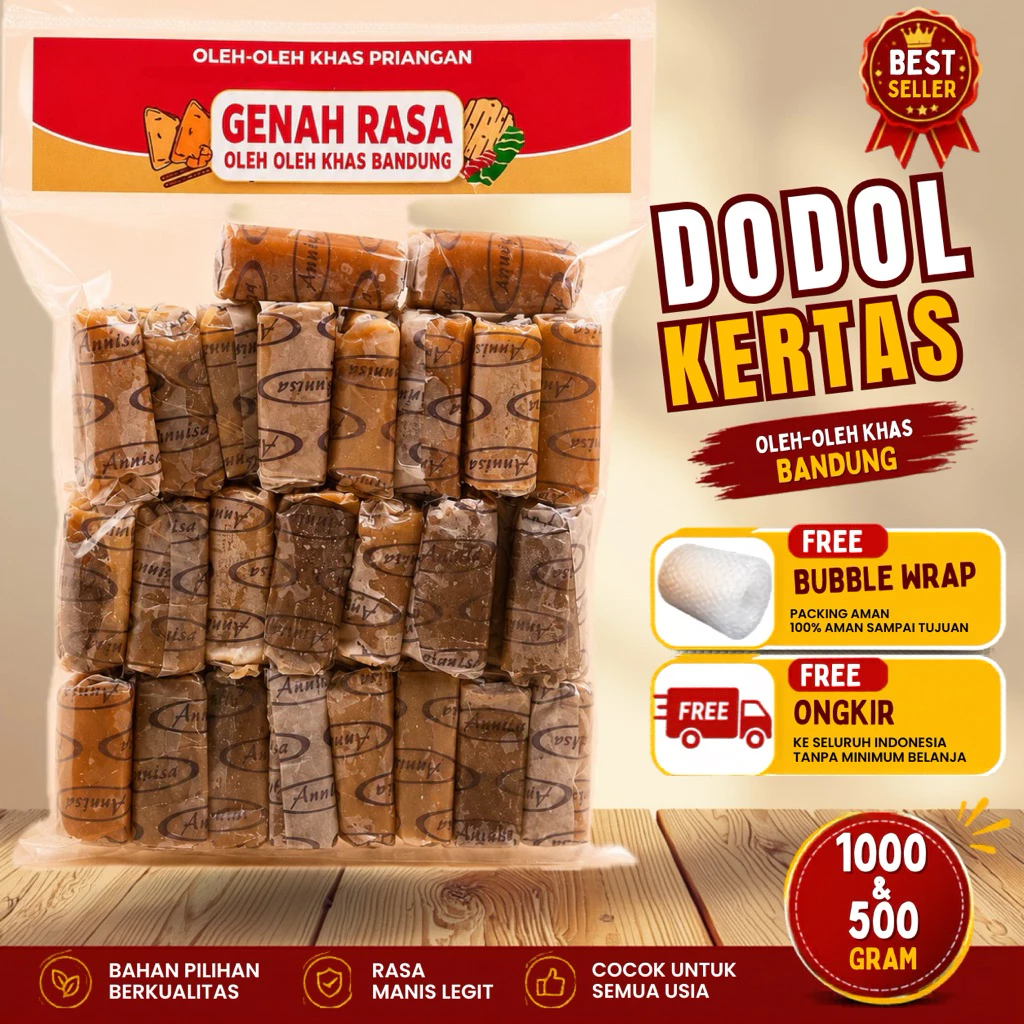 Dodol Garut Kertas Original 500 g & 1 kg