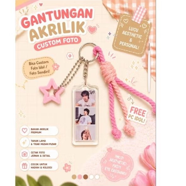 KEYCHAIN THAI ACTOR - GANCI AKRILIK AKTOR THAILAND