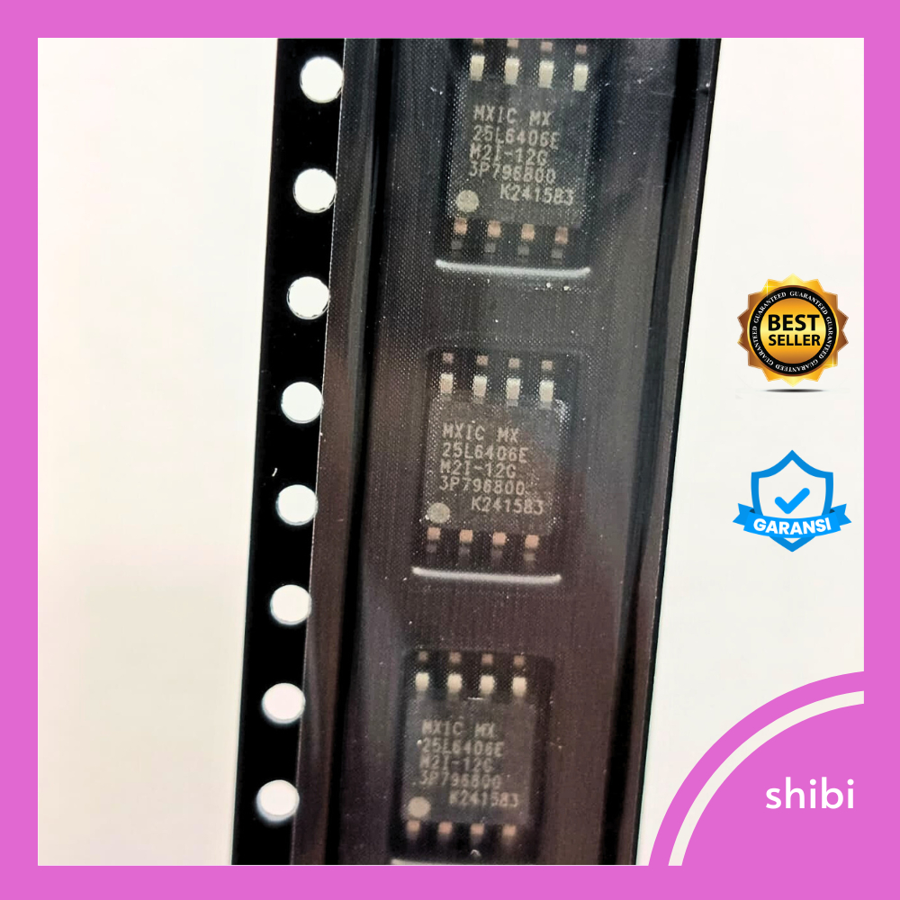 MX25L6406E GARANSI IC EEPROM MX25L6405D MXIC 25L64 CHIP FLASH BIOS 8MB 3VOLT