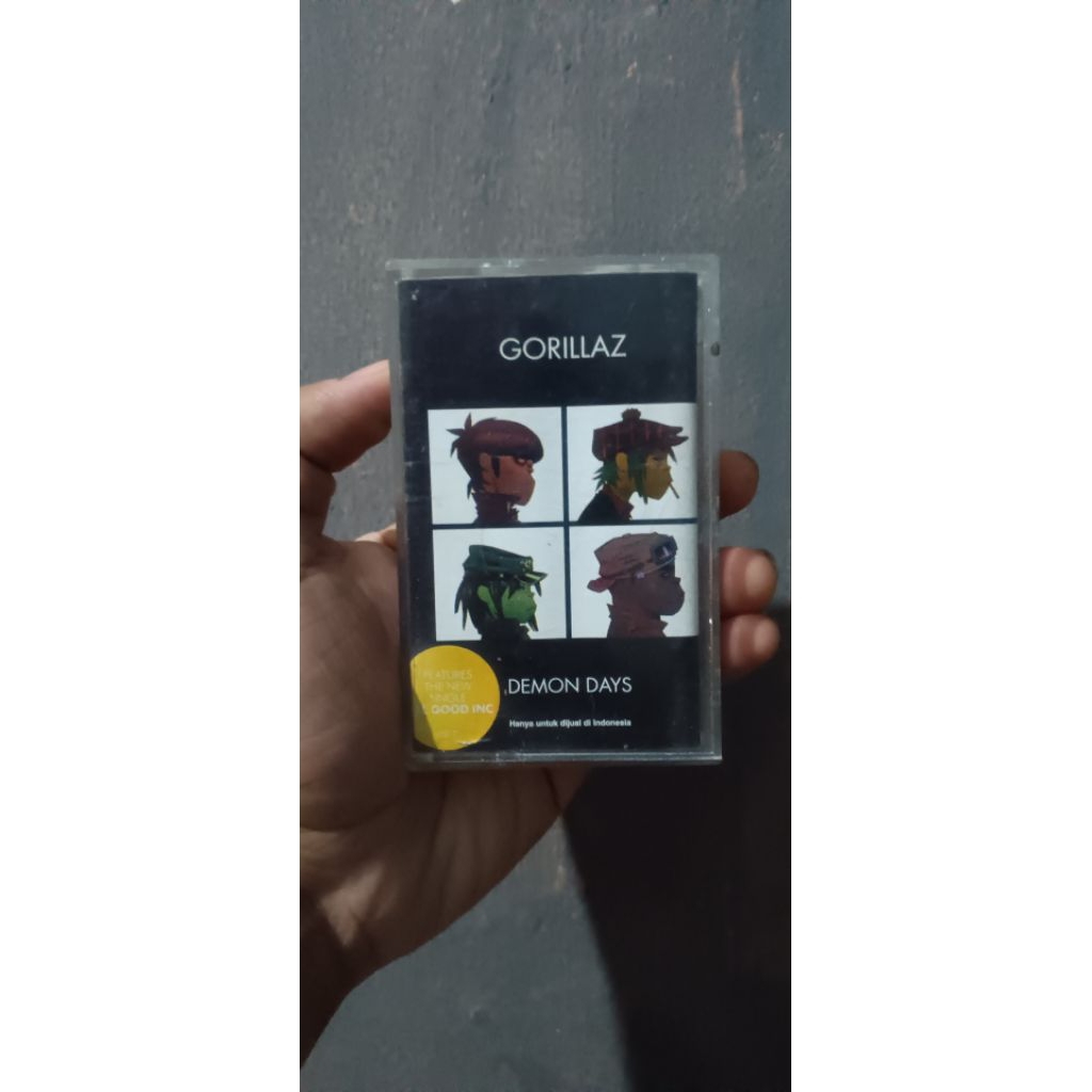 Kaset Gorillaz Demon Days