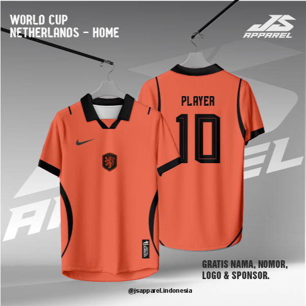 Jersey Belanda Jersey Netherlands jersey Piala Dunia 2026 Belanda Netherlands World Cup jersey 2026 