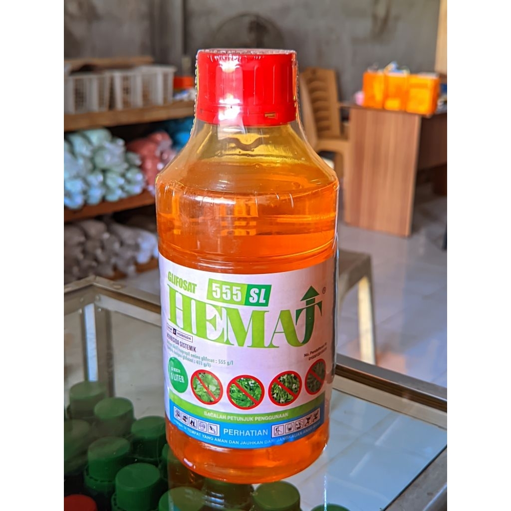 Herbisida sistemik Hemat 555sl 1 Liter