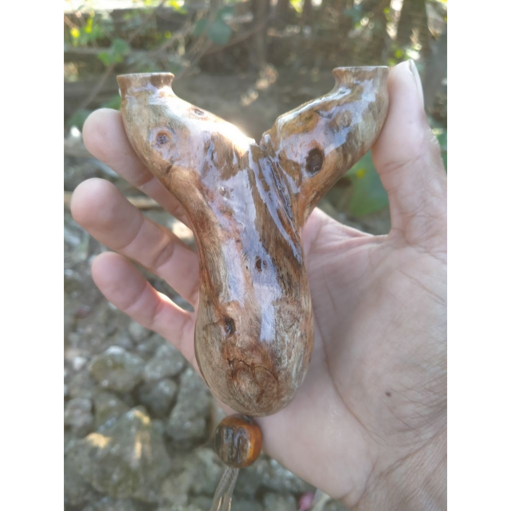 Ketapel poket/mini bahan kayu Cemara/ ayonCATAPULT
