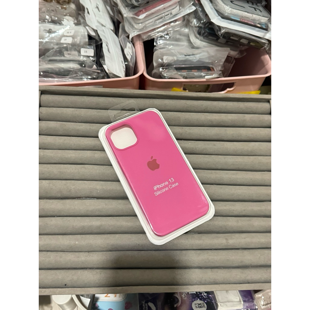 BIPO.CASE CASE ANTI NODA IPHONE 13 BASIC LOGO APEL PINK FUCHSIA/FANTA