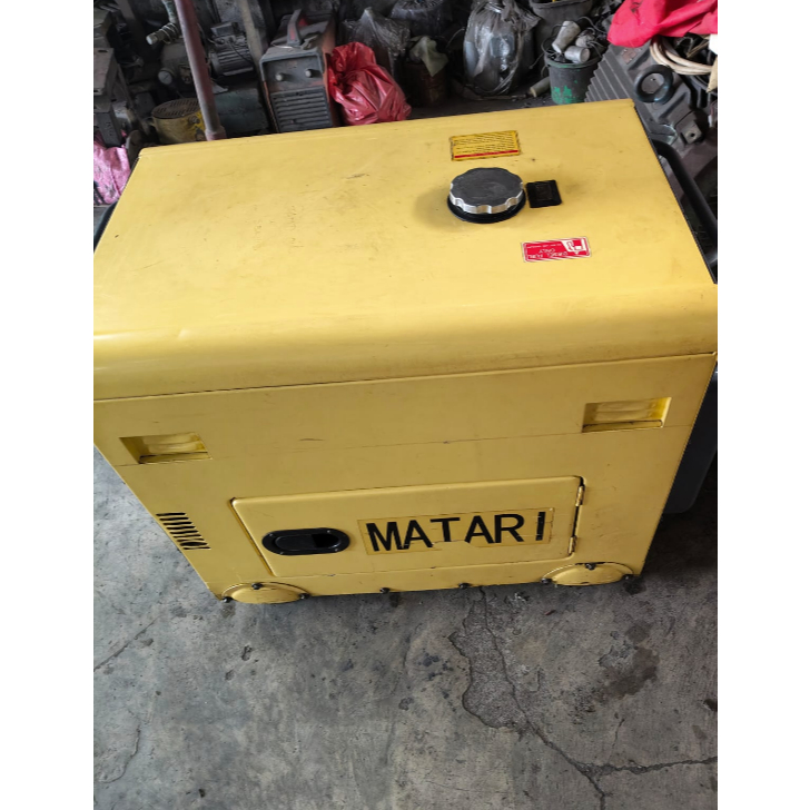 Genset Generator Diesel Solar5000 Watt / 5kW merek Matari MDE-6700T silent