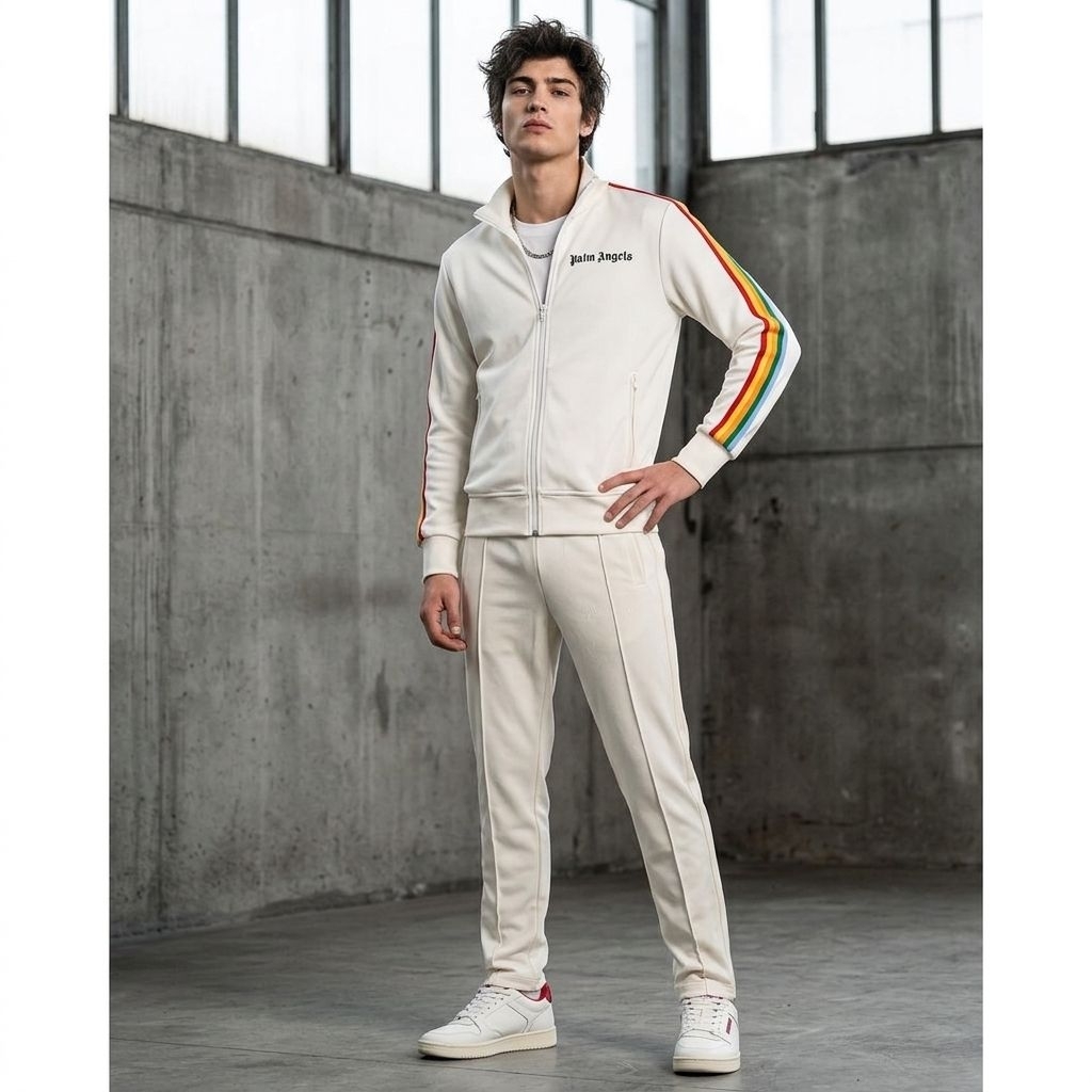 Palm Angels Rainbow Tracksuit Jacket Original