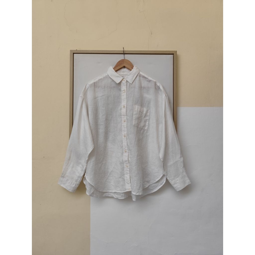 Kemeja Linen BW Muji