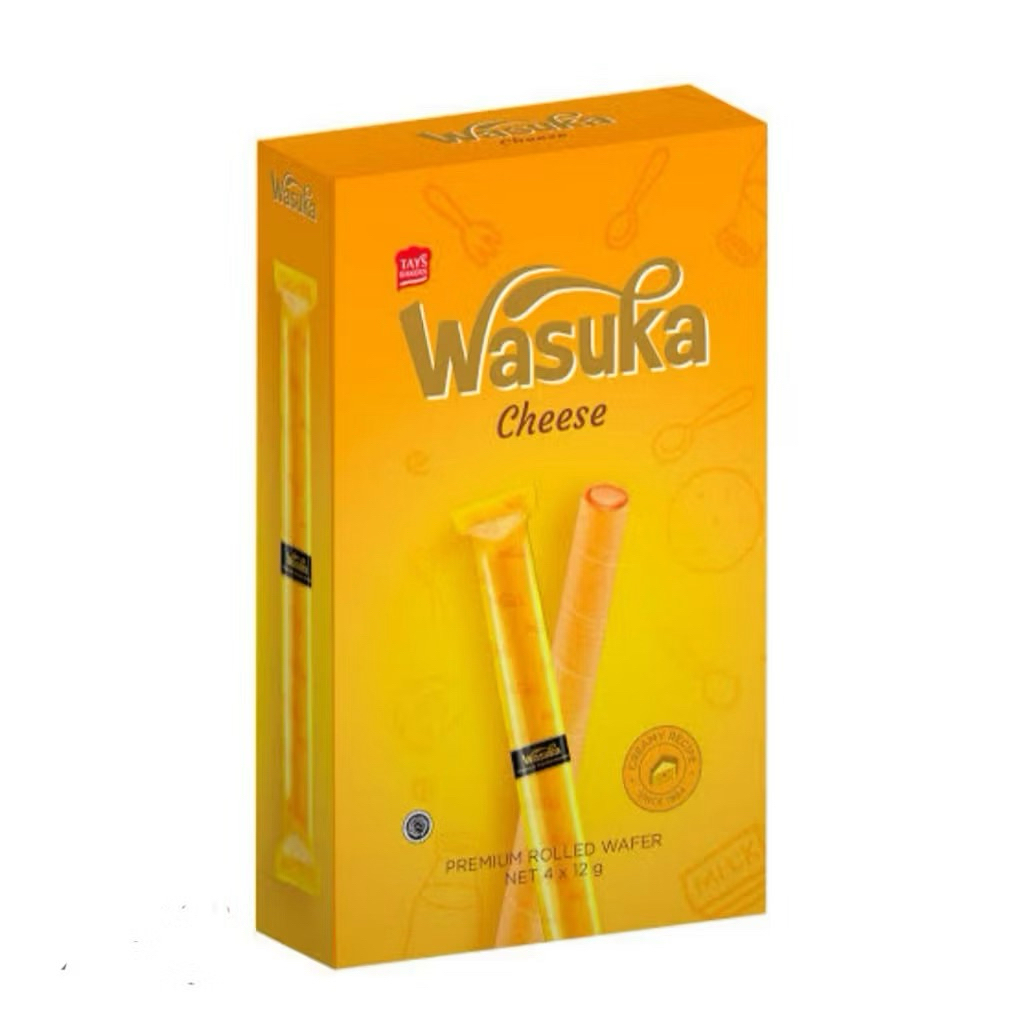 WASUKA Wafer Roll Stik Keju 50gr