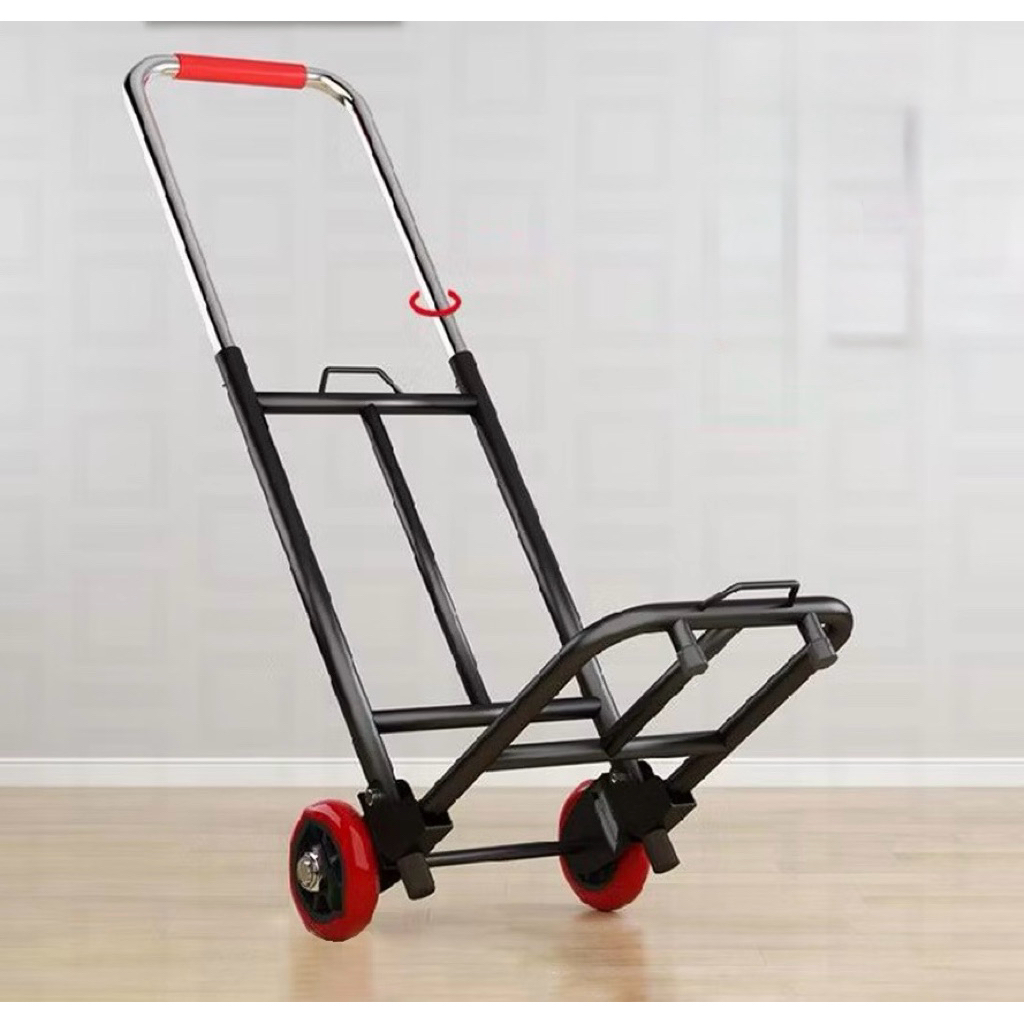 Trolley Troli Troly Aqua Galon Air Lipat Galon Tabung Gas Besi Kuat Alat Bantu Angkat Barang Berat A