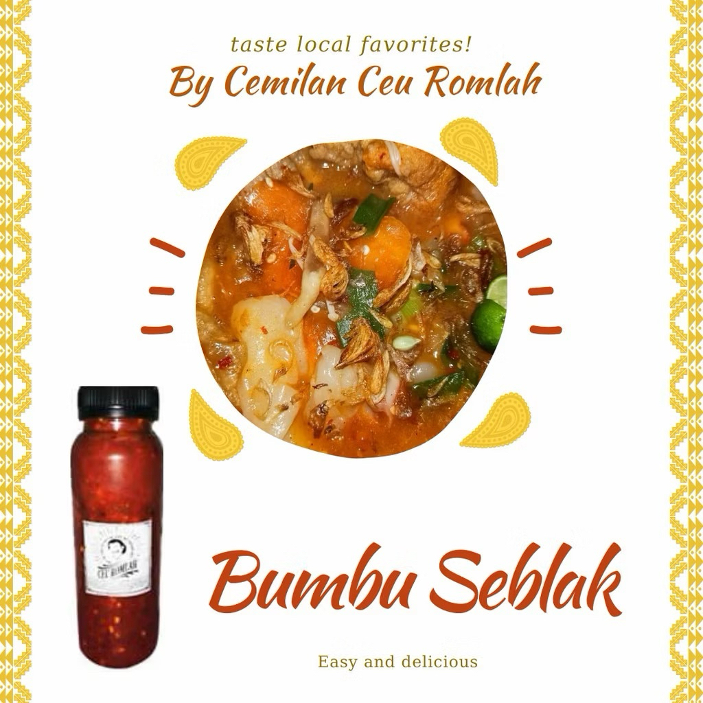 bumbu seblak basah instant