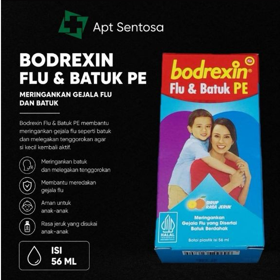 Bodrexin syrup flu dan batuk 56 ml