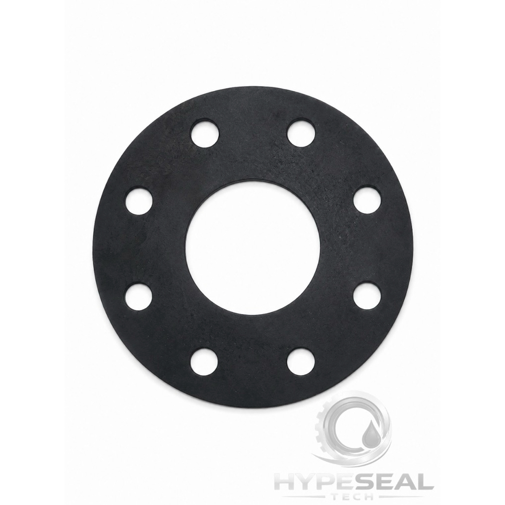 Gasket Rubber Flange 3MM PN16 | Karet Flange Seal Gasket 8 Lubang