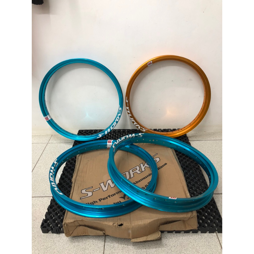 velg T Shape model akront morad ring 17x140&17x160 lawasan kondisi baru S-WORKS