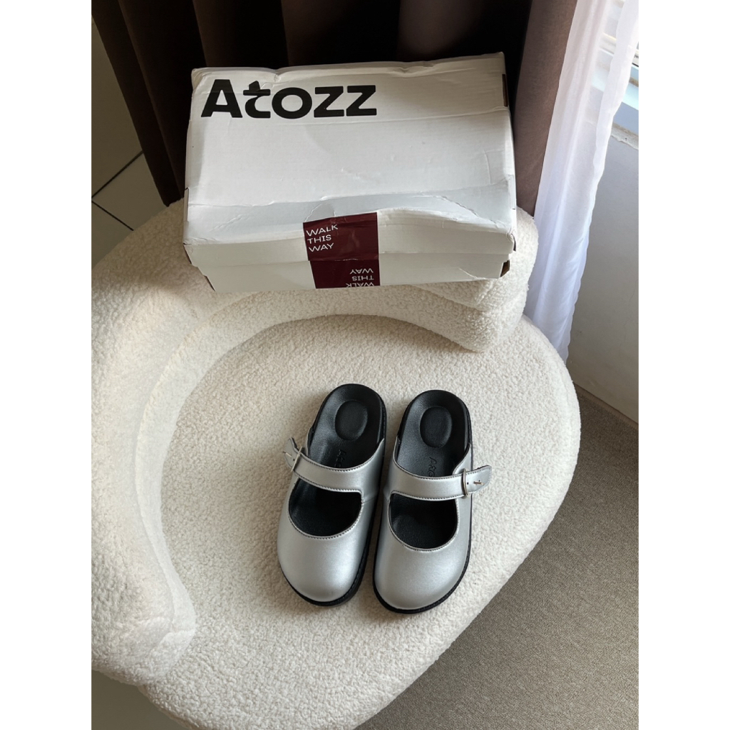 pl preloved sandal sepatu ATOZZ MARRY SANDAL - Silver | read desk