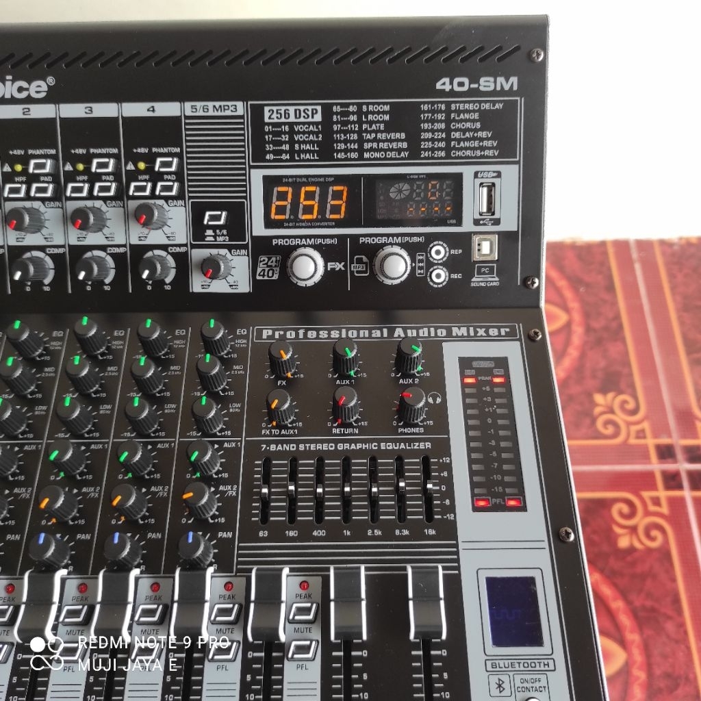 Terbaru Professional Mixer Analog 256dsp 4Channel Model 40-SM Original dBvoice