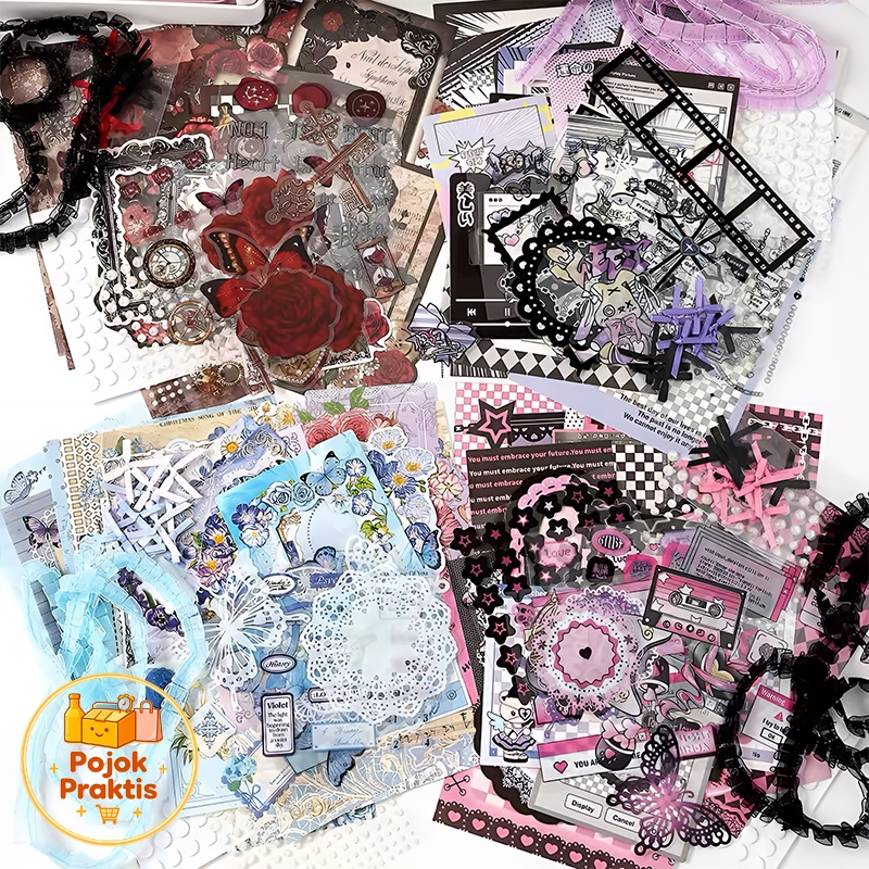 Set Material Itabag DIY 58 Pcs, Aksesoris Dekorasi Itabag Lucu Lengkap