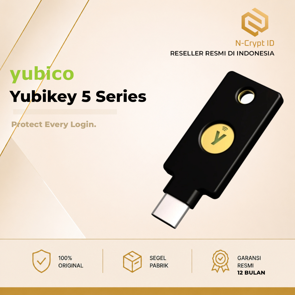 YubiKey Yubico 5 Series 5 5C NFC 5Ci FIDO2 U2F OTP USB-A USB-C Lightning