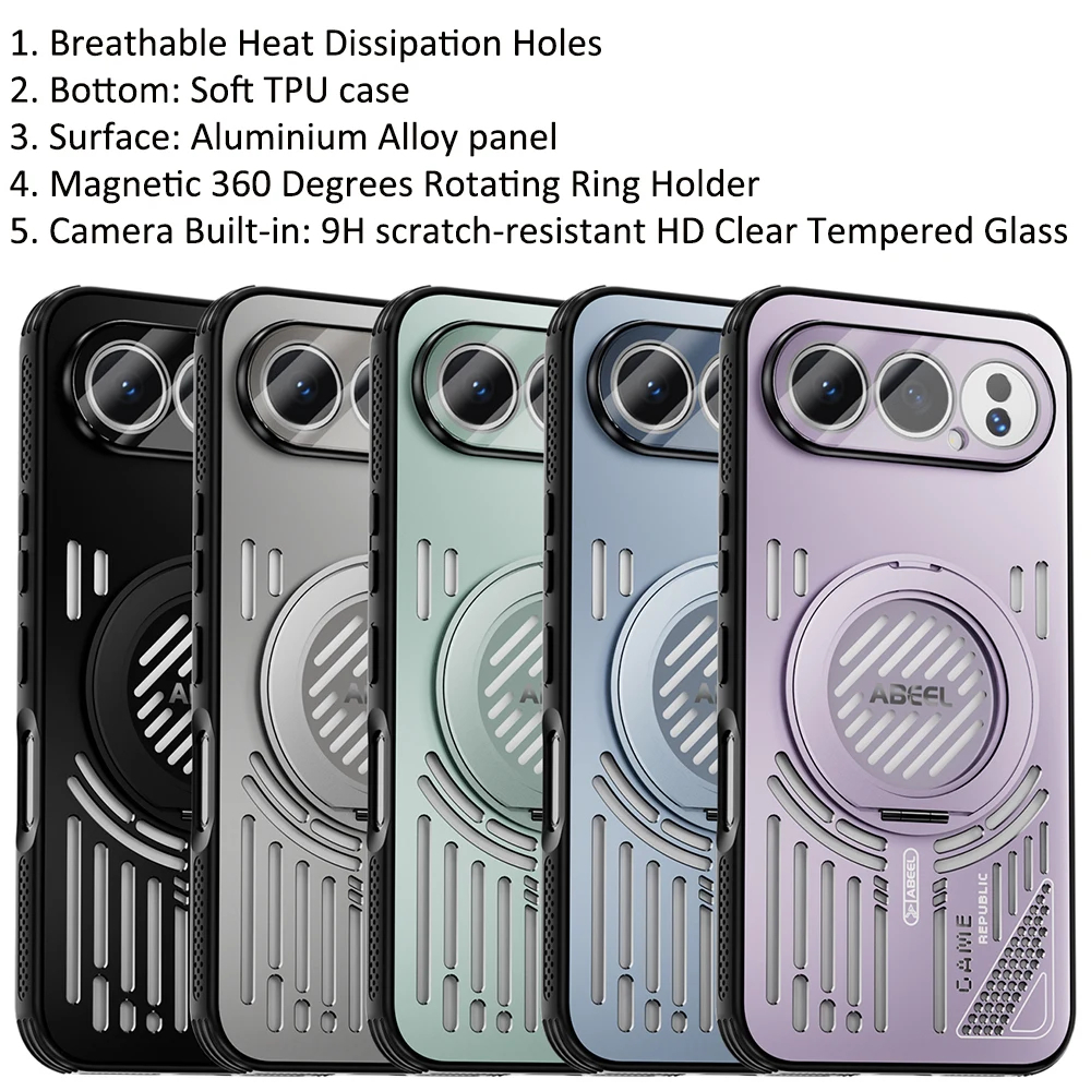 TPU + Aluminum Breathable Heat Dissipation Cooling Metal Case For Honor 500 Pro / Honor 500