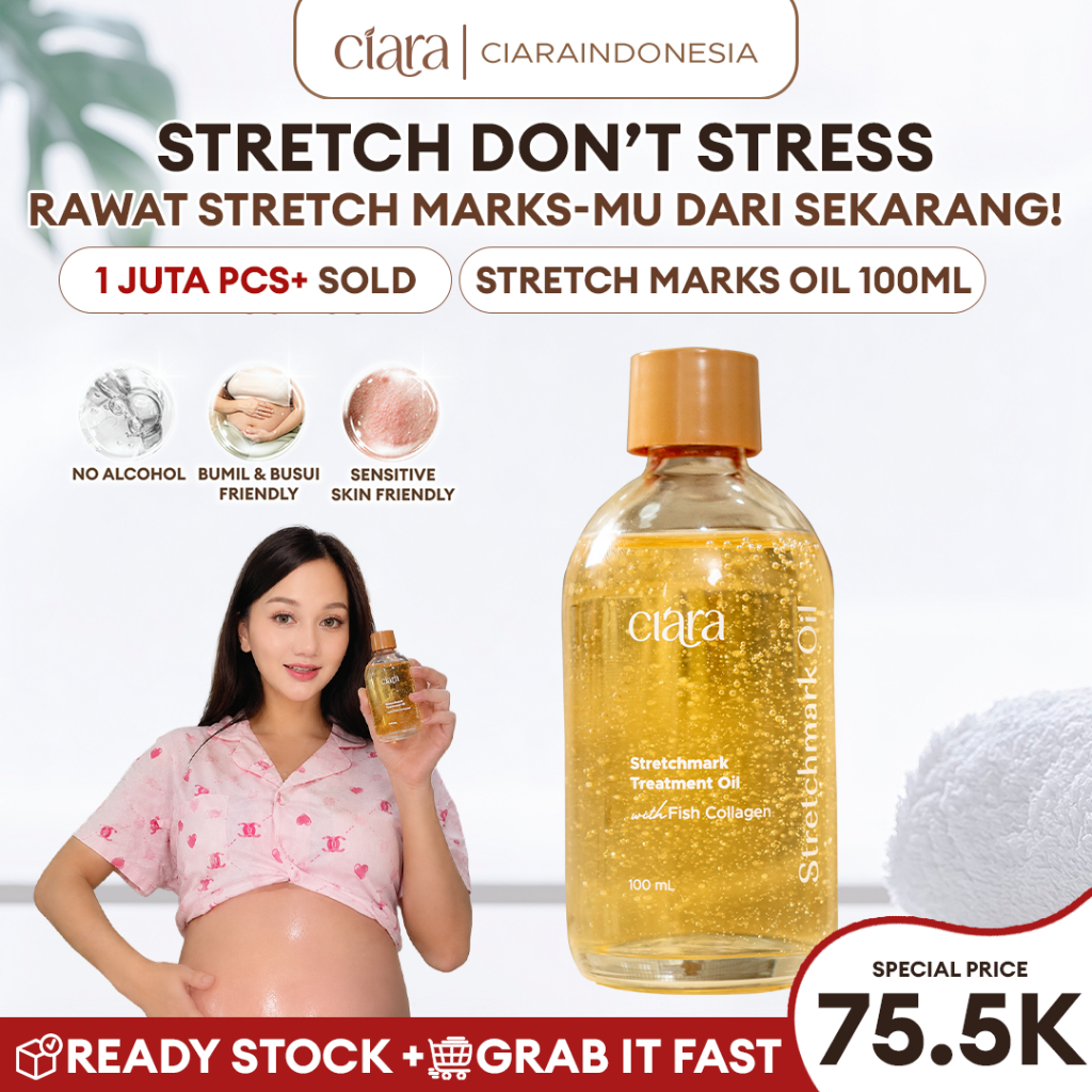 Ciara Stretchmarks Treatment Oil minyak stretchmarks krim stretchmarks rosemary oil stretchmarks oil