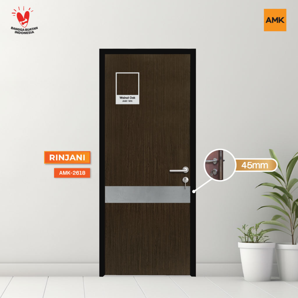 Lurus 45 Walnut Oak, Panel garis vertikal
