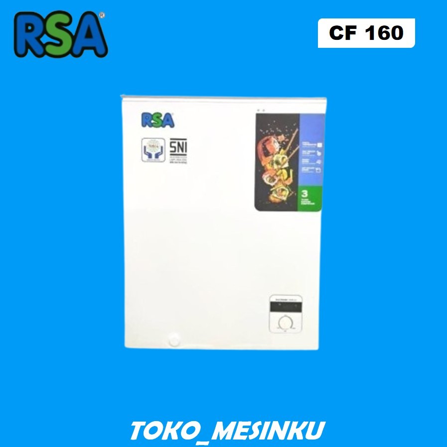 Chest Freezer RSA CF 160 Freezer Box 150 Liter