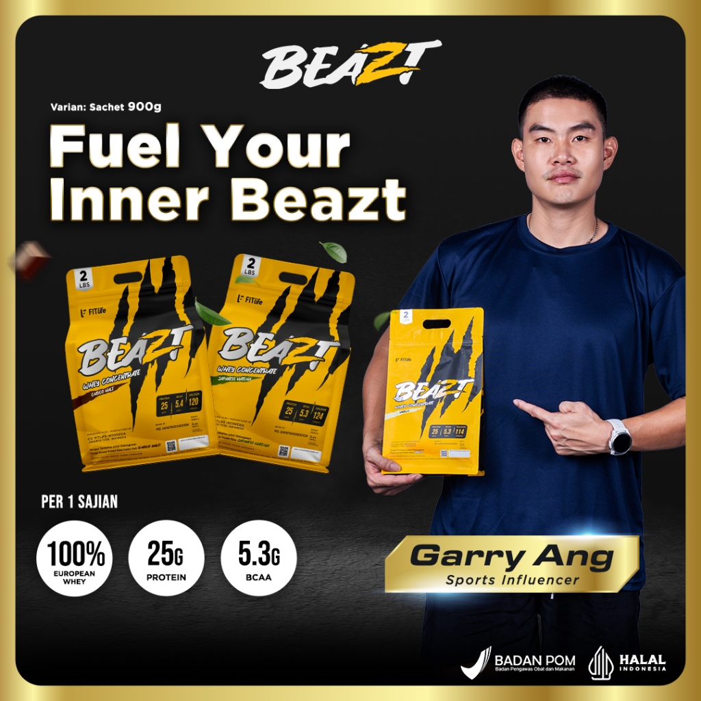 FITlife Beazt 2lbs/900gr - Whey Protein Concentrate (Ex Wpro)