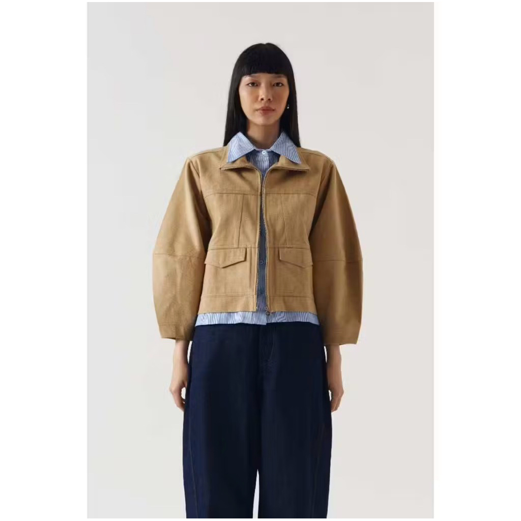 NASL khaki jacket layer blue